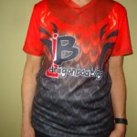 IB Dragonboating T-shirt, as worn by HHP paddlers in NZ the shirt worn in New Zealand, modelled by one of Haliburton Highlands Paddlers Kiwi Crew